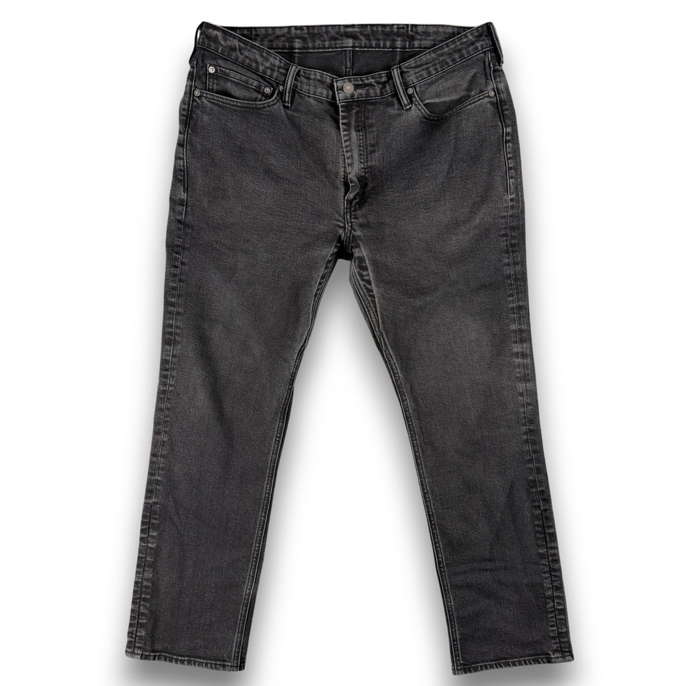 Levi's 511 Jeans Mens 38x30 Gray Slim Fit Reflective Selvedge Denim Gusset Pants